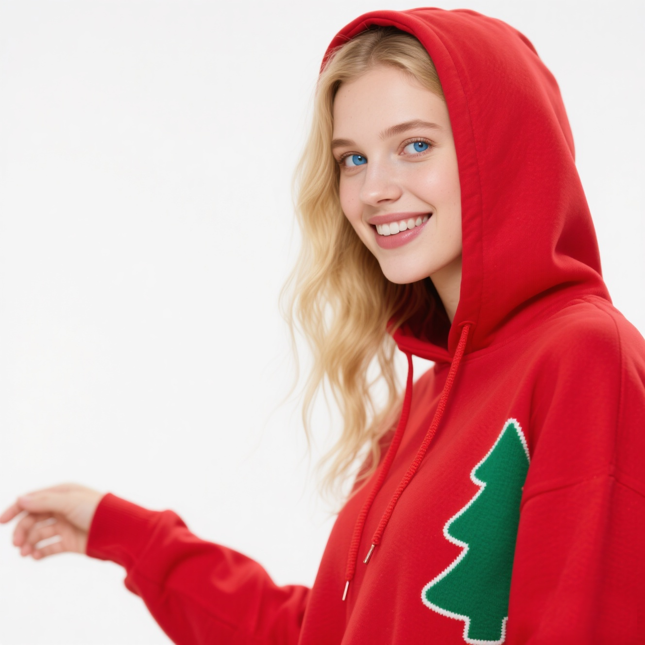 New Product Promotion Christmas Pattern Fall Warm Plus Size Print Hoodie for Women