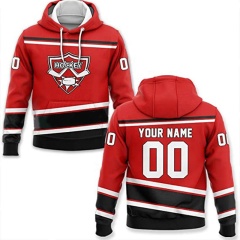 Oem Wholesale Laced Hockey Jersey Sublimation Hoodies Polyester Custom Manufacturers