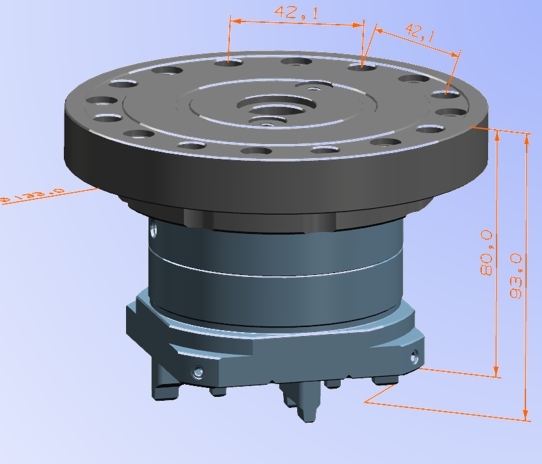 EDM standard pneumatic chuck