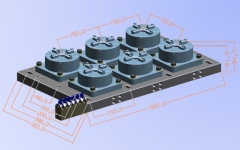 Six benchmarks pneumatic chuck
