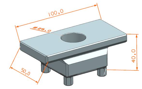 Calibration block long