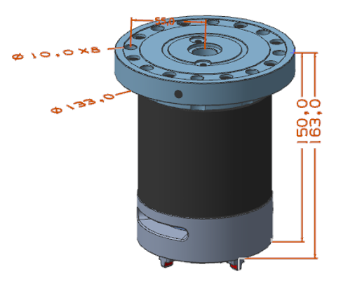 EDM elongated quick chuck