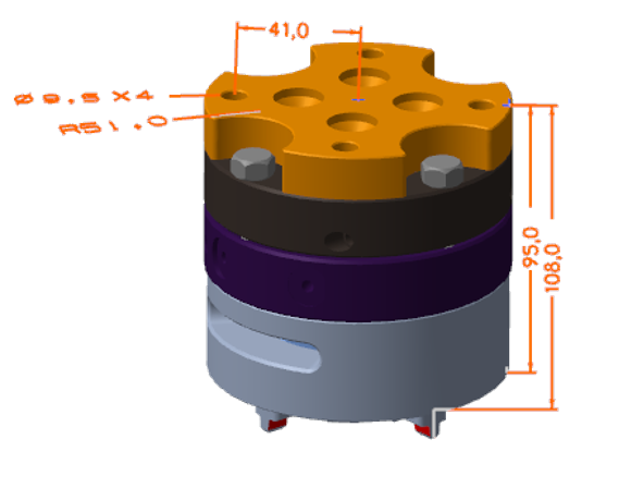 EDM elongated quick chuck