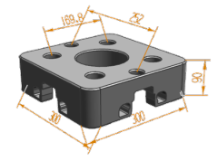 Brute force centering plate 90