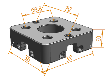 Brute force centering plate 90