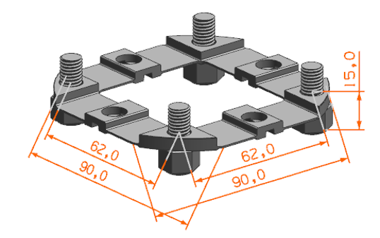 G type centering plate