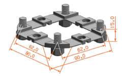 G type centering plate