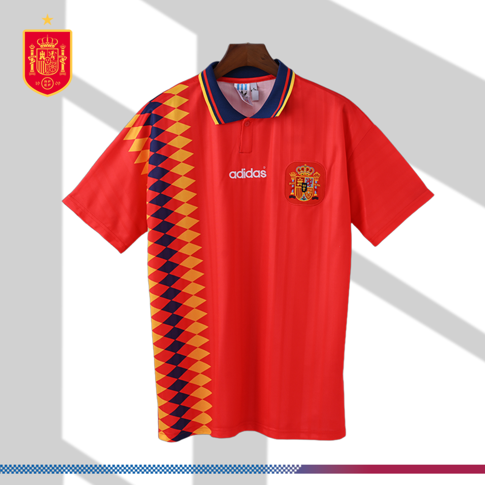 1994 Spain Home Retro Football Shirt