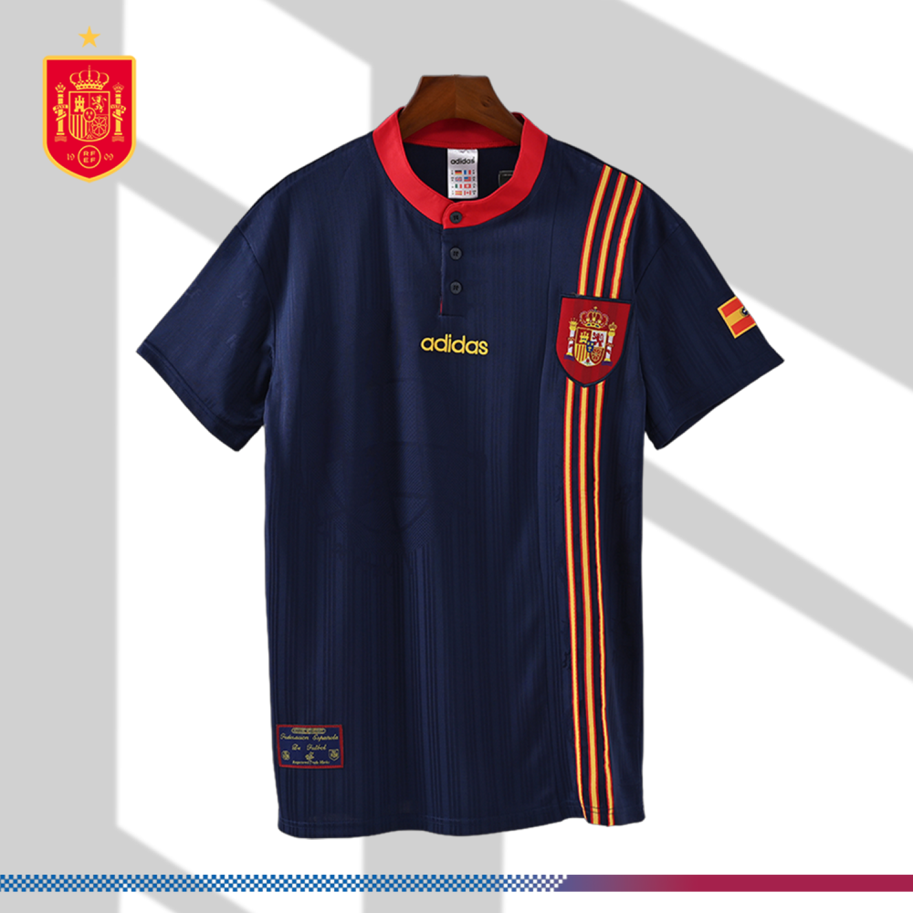 1996 Spain Away Retro Football Shirt