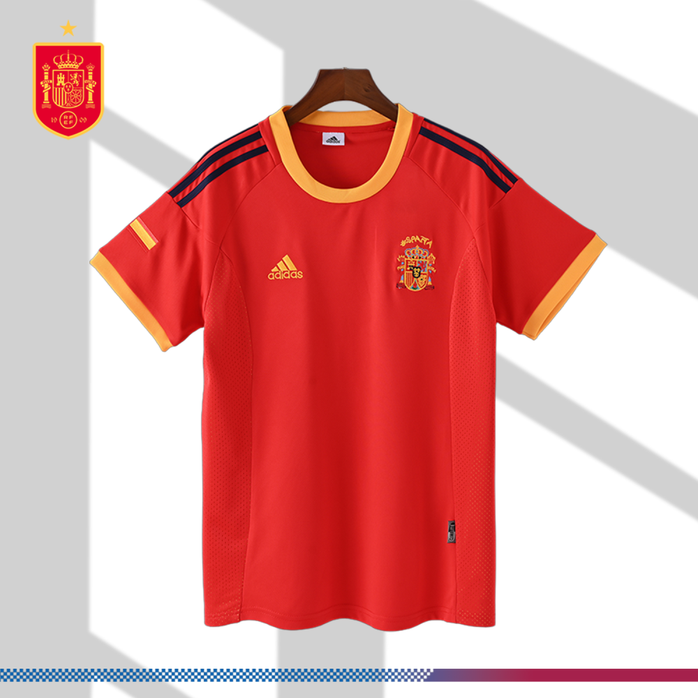 2002 Spain Home Retro Football Shirt