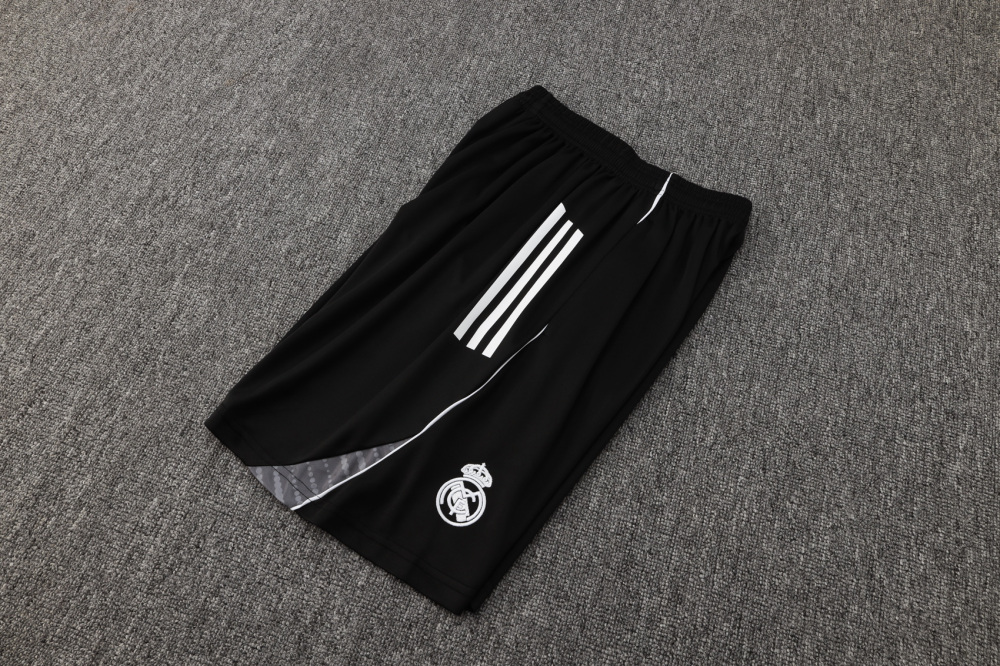 2025/2026 Real Madrid black adult vest training suit (Adult Kit)
