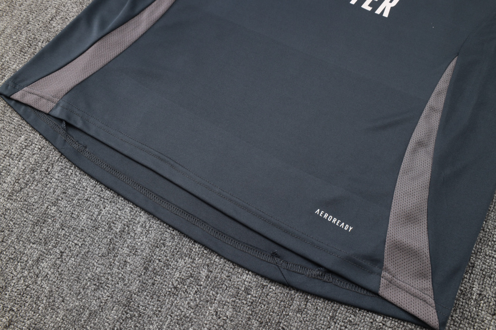 2024/2025 Real Madrid grey adult vest training suit (Adult Kit)