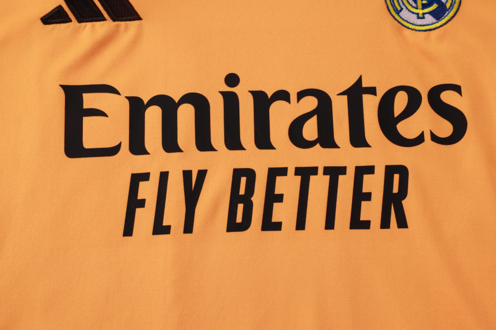2024/2025 Real Madrid orange adult vest training suit (Adult Kit)