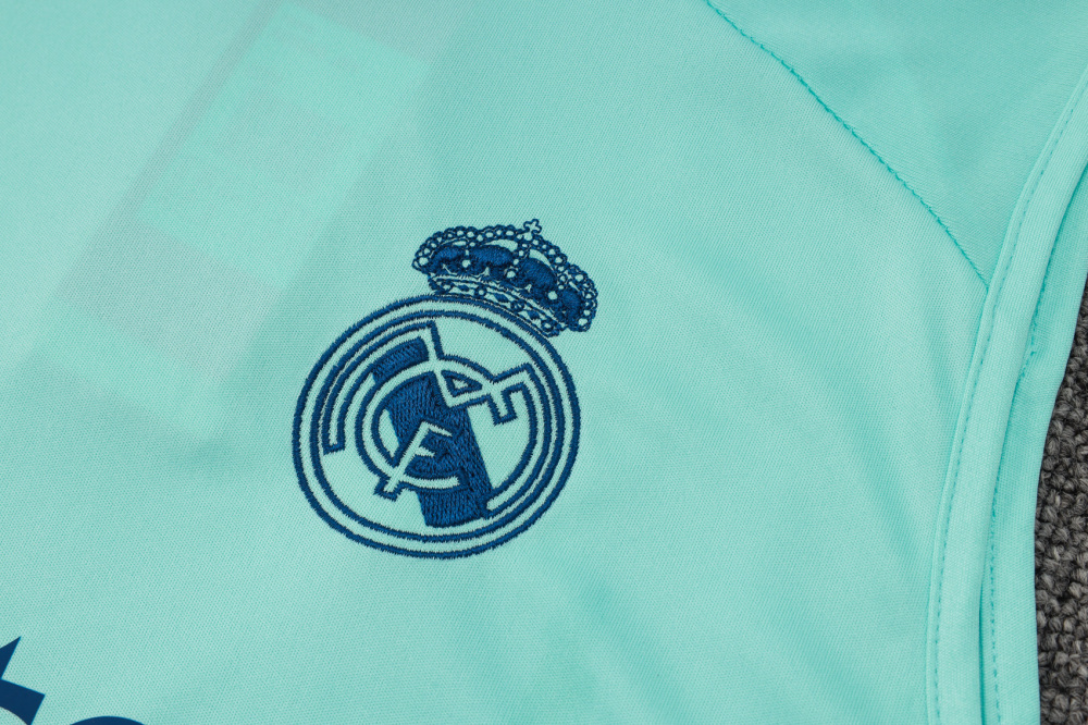 2024/2025 Real Madrid light green adult vest training suit (Adult Kit)
