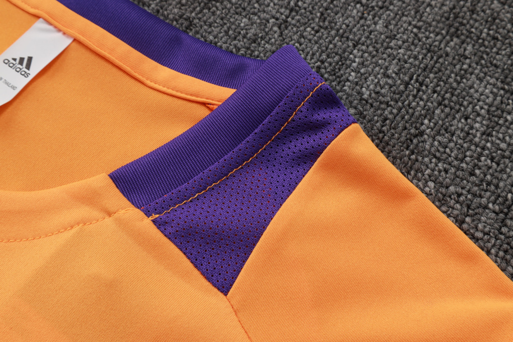 2024/2025 Real Madrid orange adult vest training suit (Adult Kit)