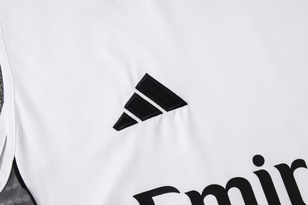 2024/2025 Real Madrid white adult vest training suit (Adult Kit)