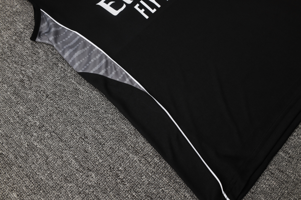 2025/2026 Real Madrid black adult vest training suit (Adult Kit)