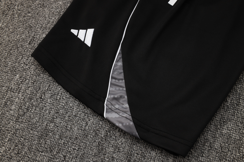 2025/2026 Real Madrid black adult vest training suit (Adult Kit)