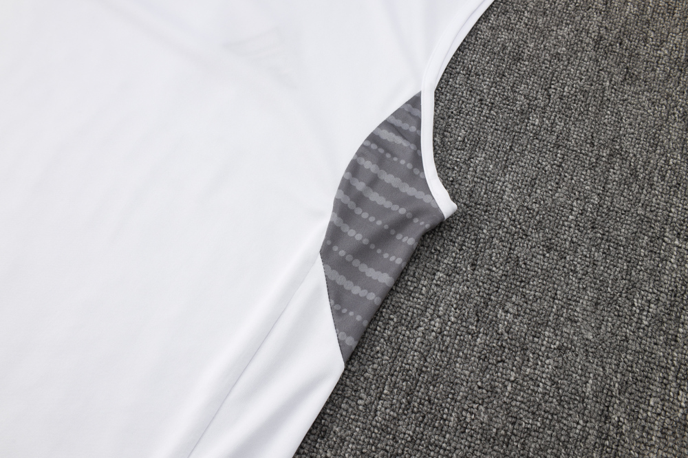 2024/2025 Real Madrid white adult vest training suit (Adult Kit)