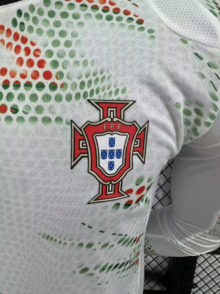 2025/2026 Portugal Away Long Sleeve Football Jersey (Player Version)