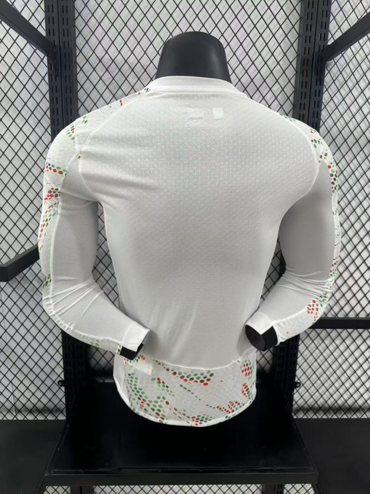 2025/2026 Portugal Away Long Sleeve Football Jersey (Player Version)