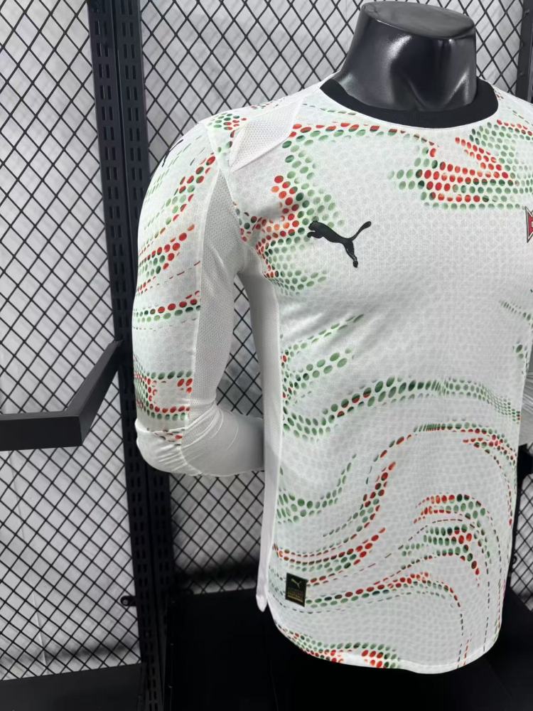 2025/2026 Portugal Away Long Sleeve Football Jersey (Player Version)