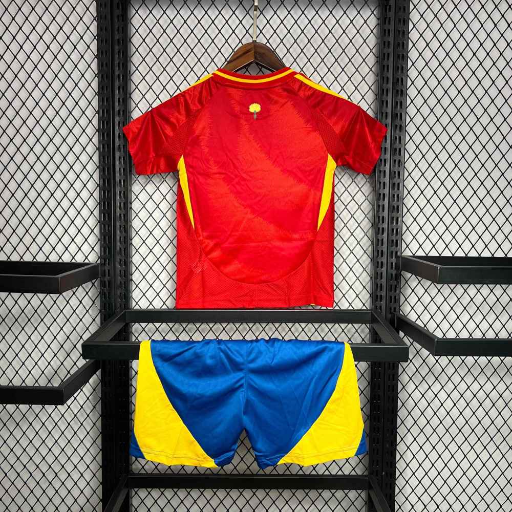 2024/2025 Spain European Cup Home Football Shirt (Kids Kit)