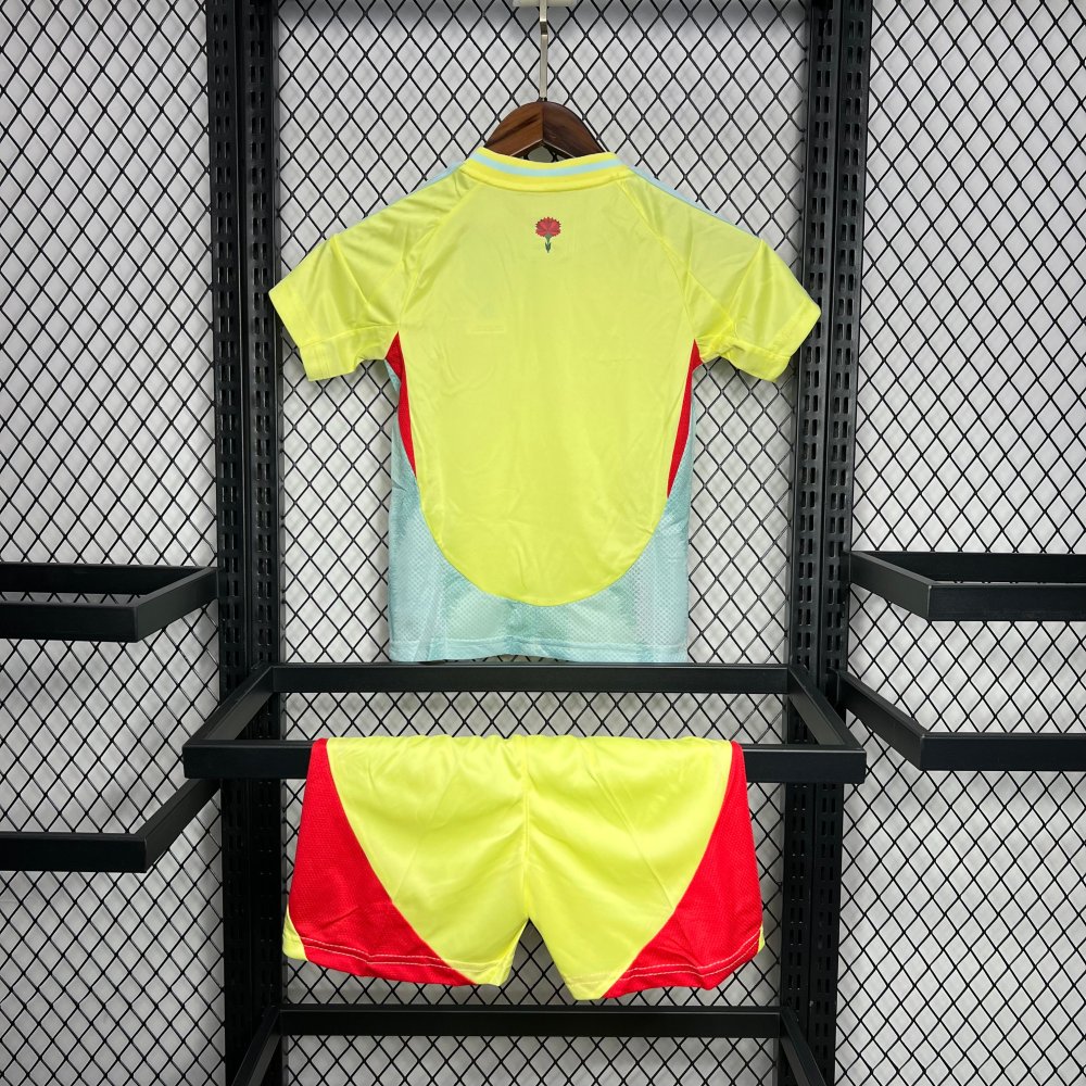 2024/2025 Spain European Cup Away Football Shirt (Kids Kit)