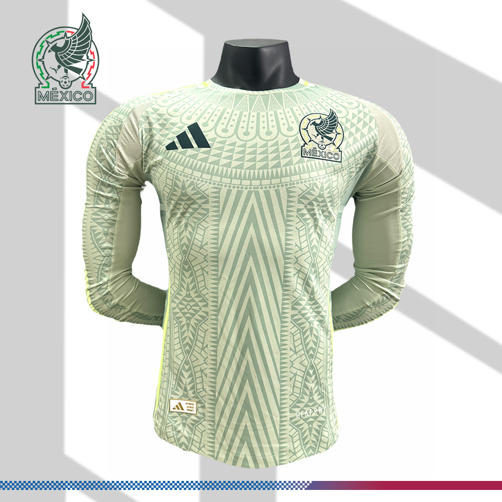 2024/2025 Mexico Away Long Sleeved  Football Shirt （Player Edition）