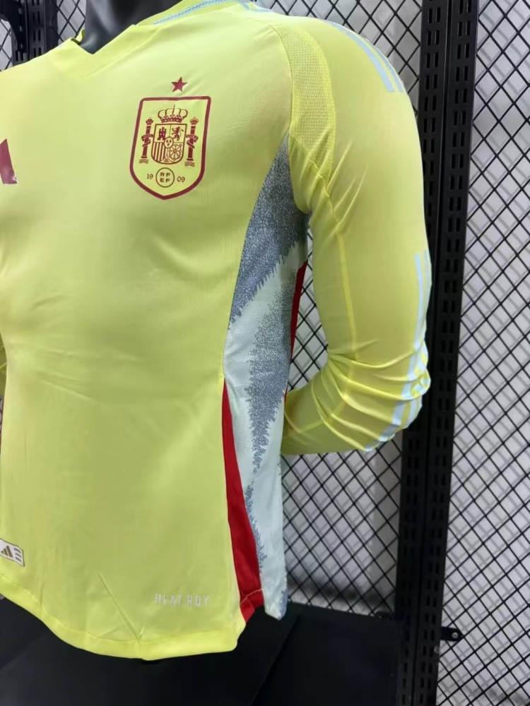 2024/2025 Spain Away Long Sleeved Football Shirt (Player Edition)