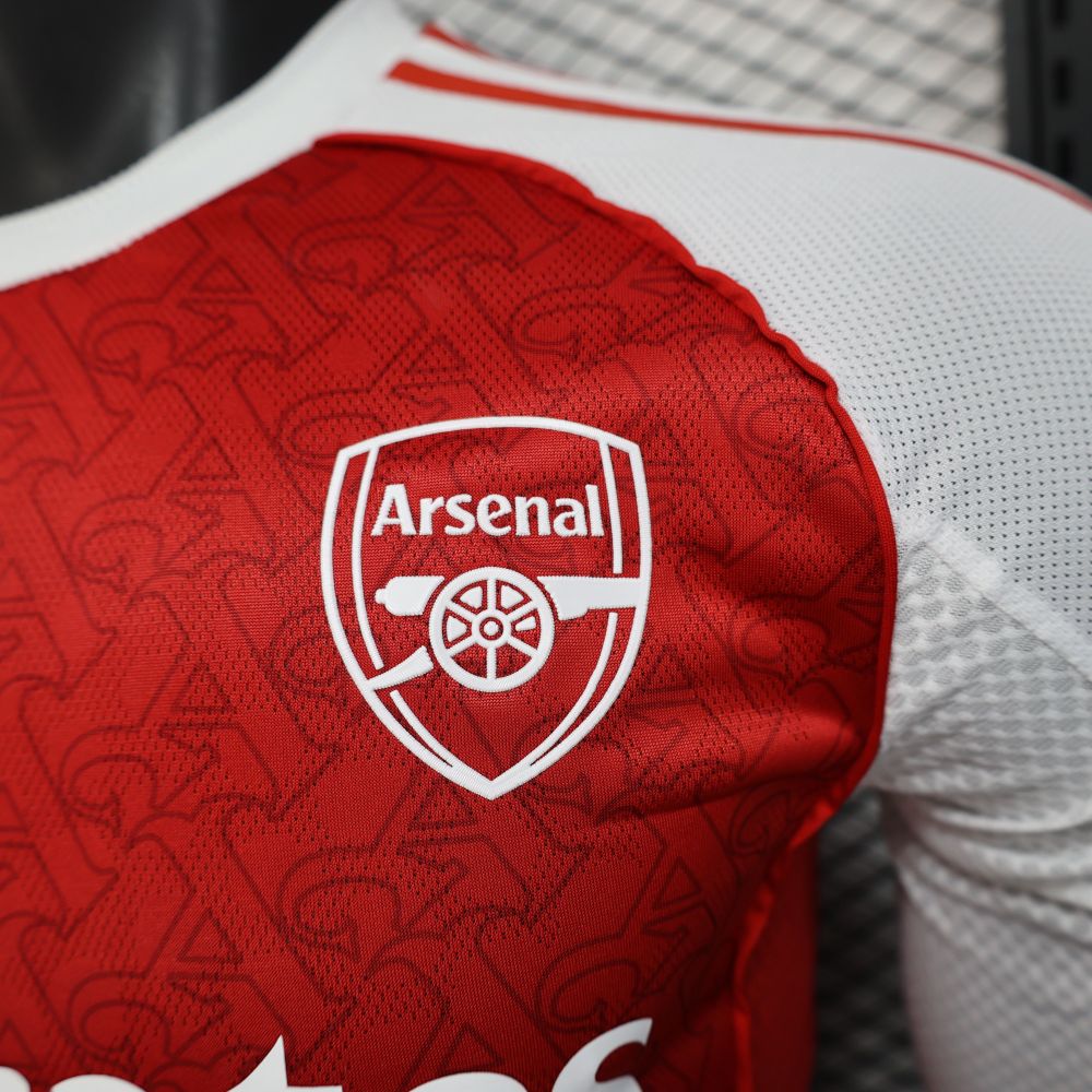 2025/2026 Arsenal Home Long Sleeve Football Jersey (Player)