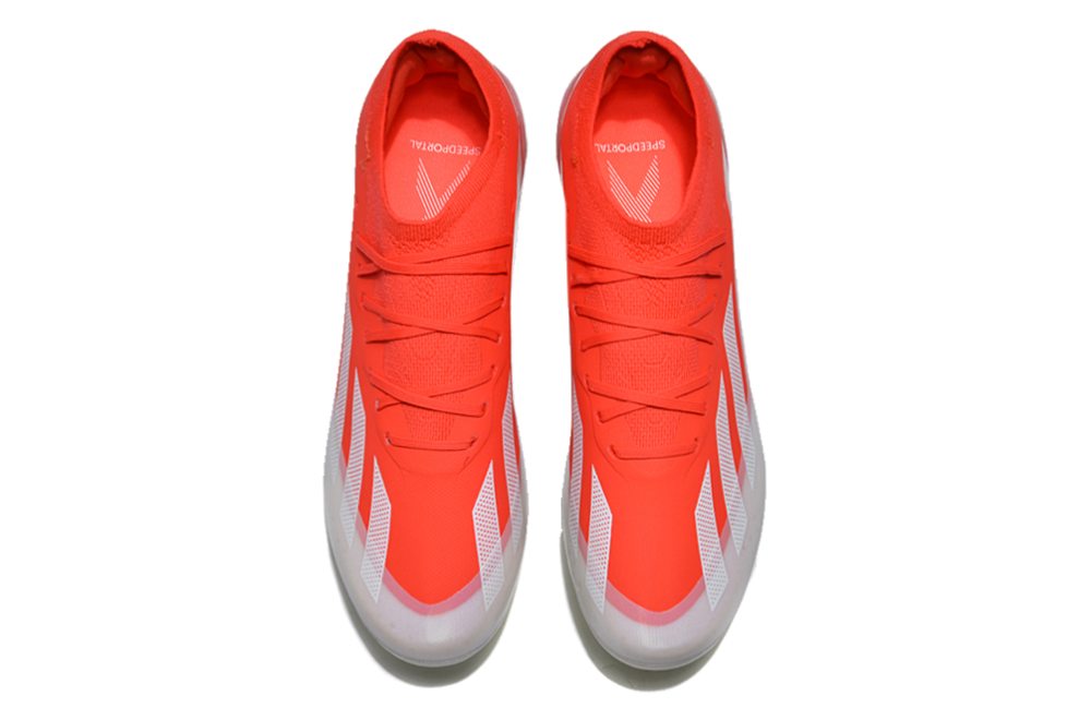 X Crazyfast Elite Laceless FG Energy Citrus - Solar RedFootwear WhiteSolar Yellow
