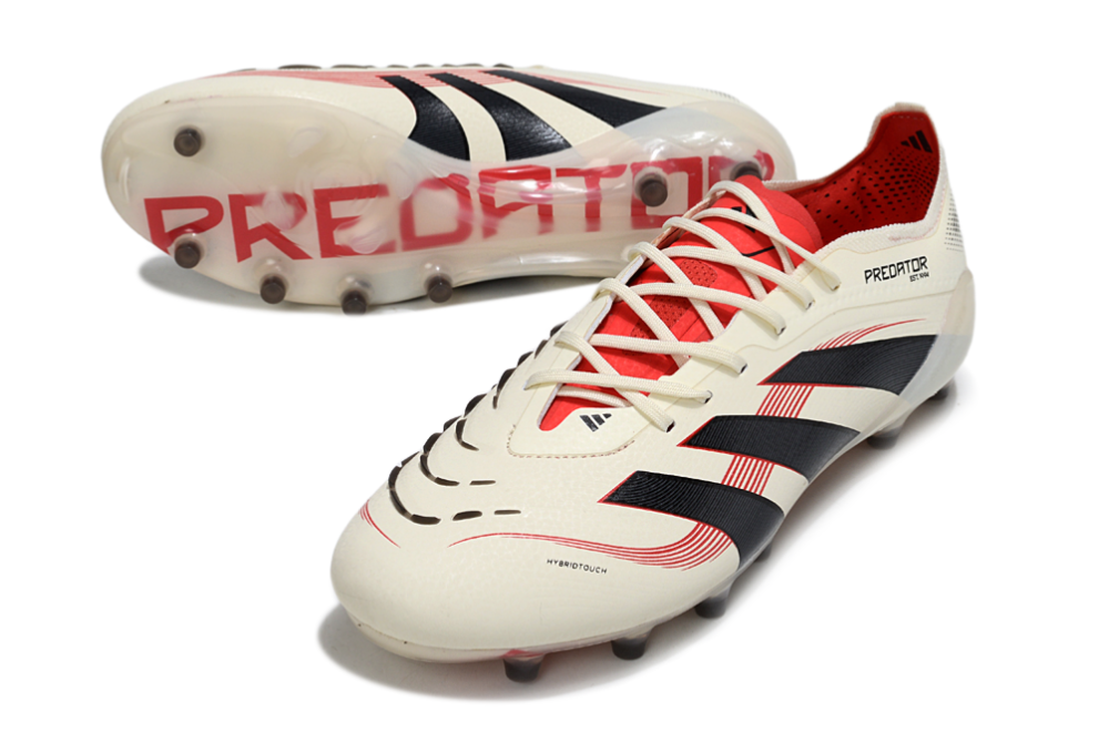 Predator Elite Fold-over Tongue FG Champagne - Off WhiteCore BlackPure Ruby