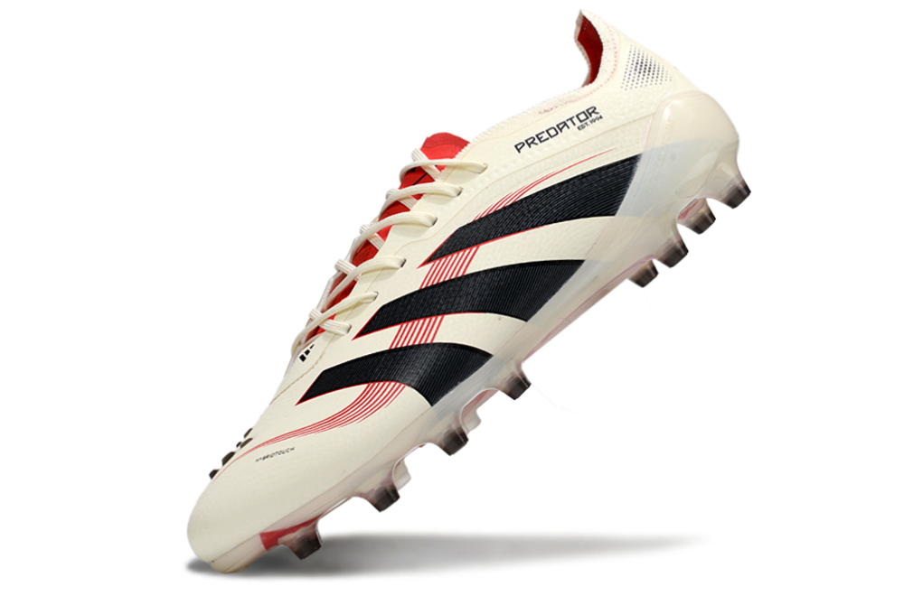 Predator Elite Fold-over Tongue FG Champagne - Off WhiteCore BlackPure Ruby