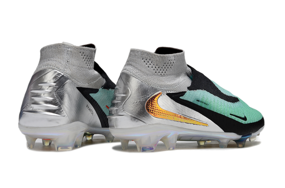 N Phantom 6 Elite High Cut FG - Turquoise/Chrome/Black LIMITED EDITION