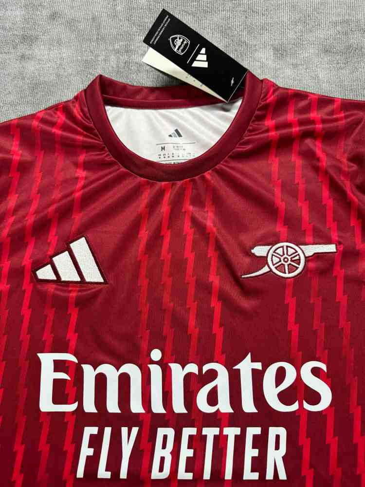 2025/2026 Arsenal Pre-match Training Football Shirt (Fans)