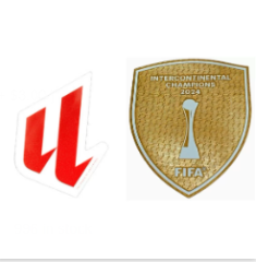 25/26 la liga badge & 2024 intercontinental champions badge