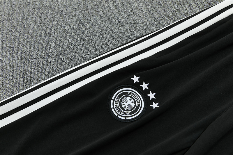 2026 Germany White Half-Zip Training Suit Kit