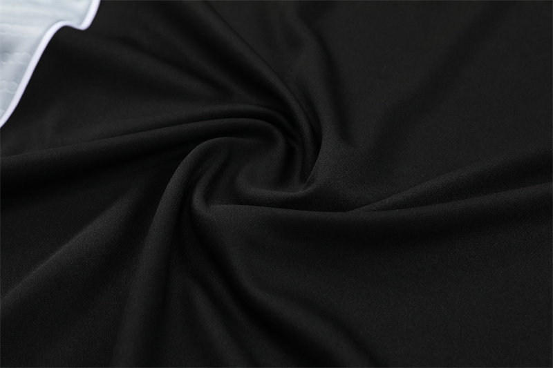 2025 Germany Black Half-Zip Training Suit Set