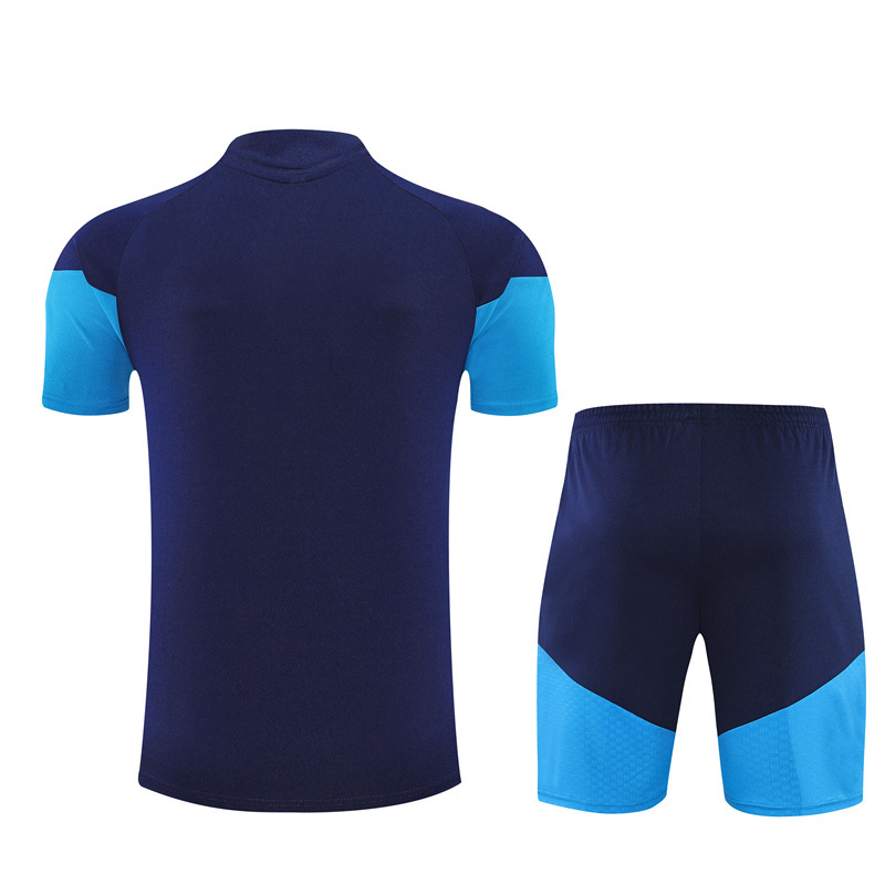 2026 Spain Dark Blue Short-Sleeved Training Kit