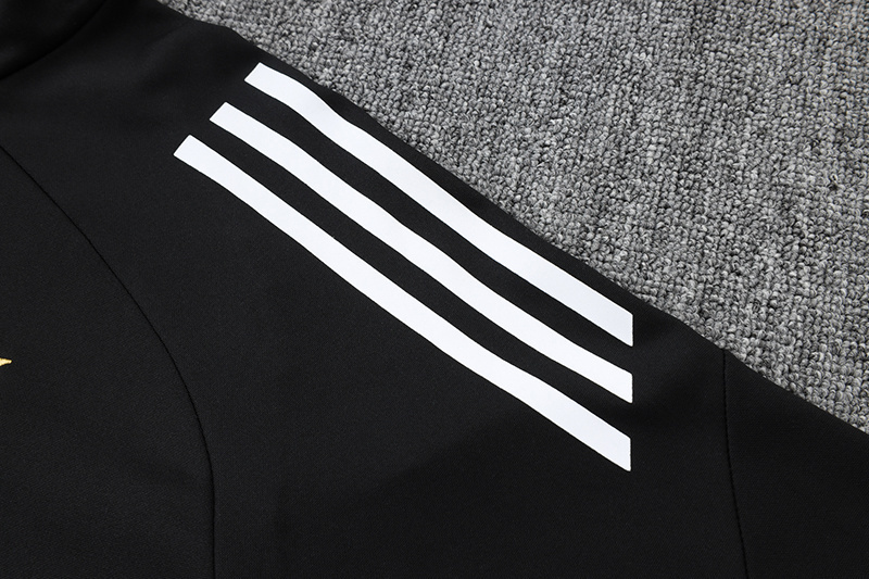 2025 Argentina Black Half-Zip Training Top kit