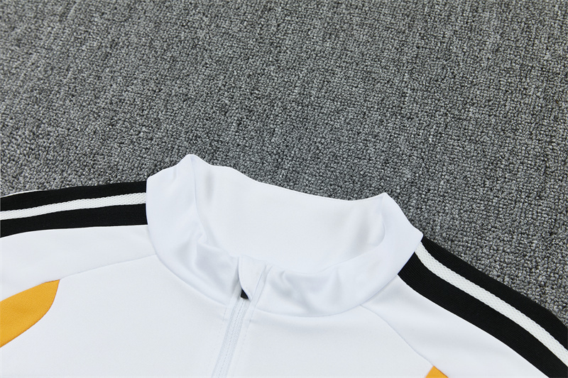 2026 Germany White Half-Zip Training Suit Kit