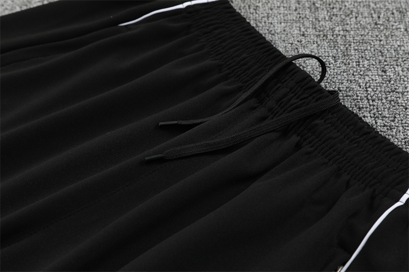 2025 Germany Black Half-Zip Training Suit Set