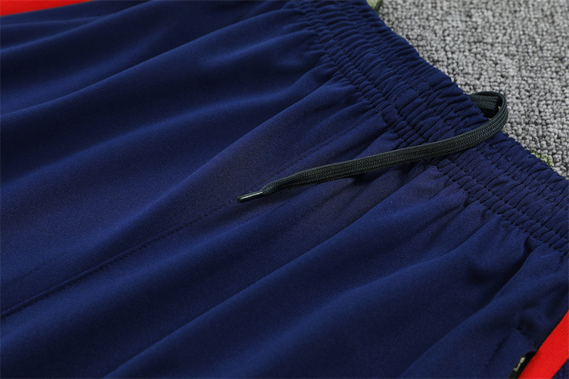 2026 Spain Dark Blue Half-Zip Training Kit