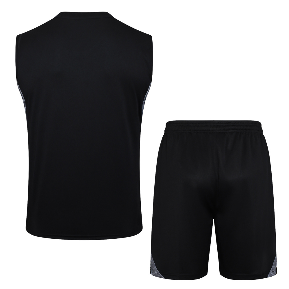 2025/2026 Real Madrid black vest training suit