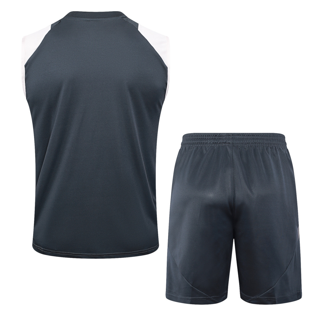 2024/2025 Real Madrid grey vest training suit Kit