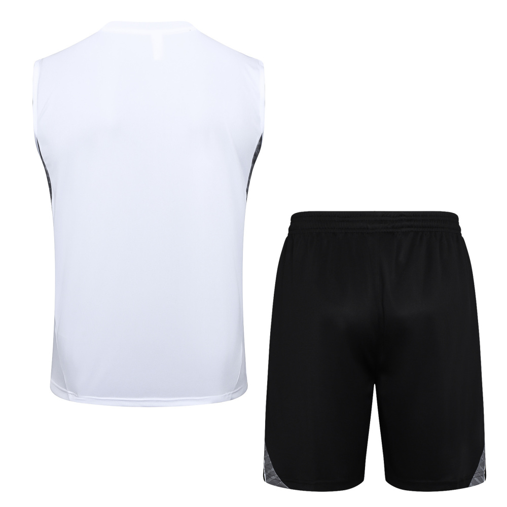 2024/2025 Real Madrid white vest training suit kit