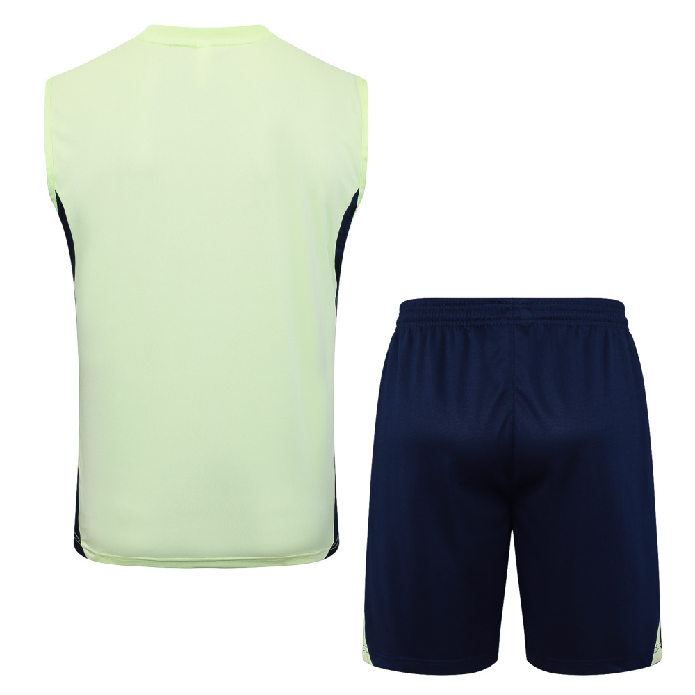 2025/2026 Real Madrid light green vest training suit