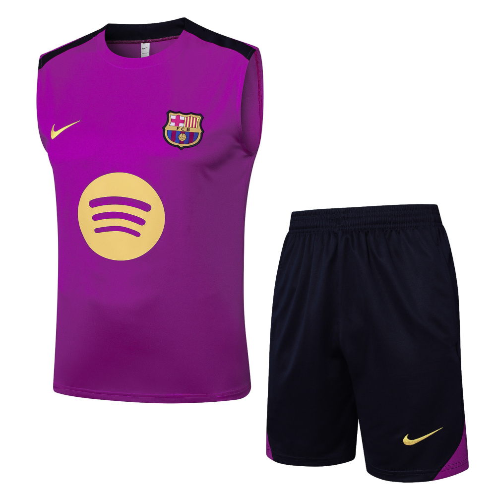 2025/2026 Barcelona purple sleeveless training kit