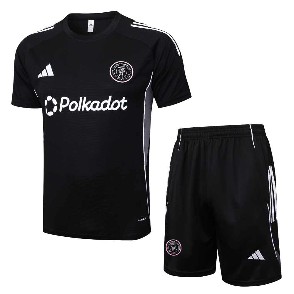 2025/2026 Inter Miami Black Short-Sleeved Training Kit